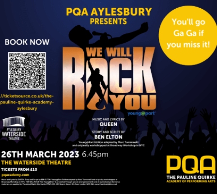 PQA Aylesbury Perform We Will Rock You